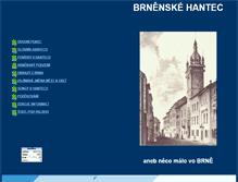 Tablet Screenshot of hantec.cz